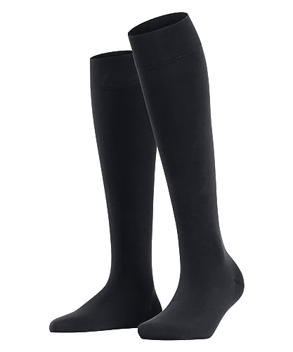 FALKE Damen Kniestrümpfe Fine Softness 50 DEN W Kh halb-blickdicht lang einfarbig 1 Paar, Blau Dark Navy 6370, 35-38 von FALKE