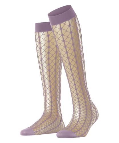 FALKE Damen Kniestrümpfe Paradise Net W Kh transparent gemustert 1 Paar, Rosa Shell Pink 8045, 39-42 FALKE Damen Kniestrümpfe Paradise Net W Kh transparent gemustert 1 Paar, Rosa Shell Pink 8045, 39-42 von FALKE
