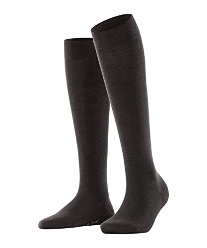 FALKE Damen Kniestrümpfe Softmerino 2er Pack, Größe:37/38;Farbe:Dark Brown (5239) von FALKE