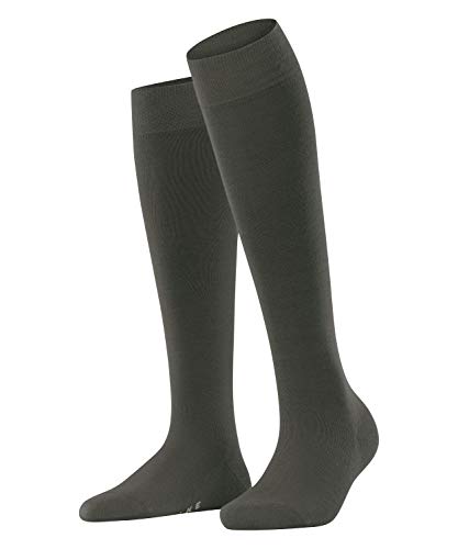 FALKE Damen Kniestrümpfe Softmerino W Kh Wolle Baumwolle lang einfarbig 1 Paar, Grün Military 7826, 41-42 von FALKE
