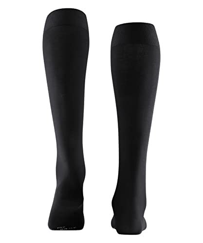 FALKE Damen Kniestrümpfe Vitalizer W KH Baumwolle mit Kompression 1 Paar, Schwarz (Black 3009), 39-40 von FALKE