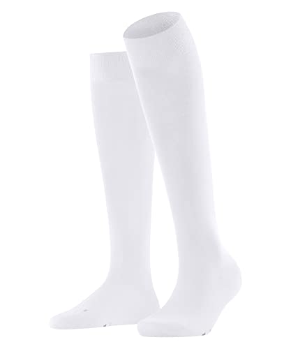 FALKE Damen Kniestrümpfe Vitalizer W KH Baumwolle mit Kompression 1 Paar, Weiß (White 2009), 35-36 von FALKE