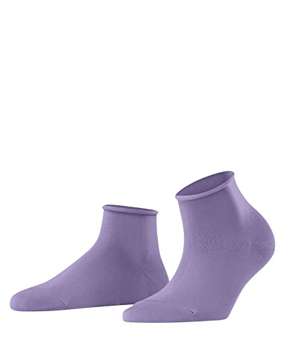 FALKE Damen Kurzsocken Cotton Touch W SSO Baumwolle einfarbig 1 Paar, Lila (Lupine 6903) neu - umweltfreundlich, 35-38 von FALKE