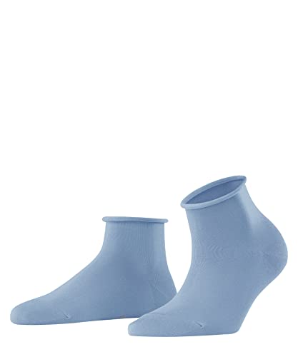 FALKE Damen Kurzsocken Cotton Touch W SSO Baumwolle einfarbig 1 Paar, Blau (Azur 6788), 39-42 von FALKE
