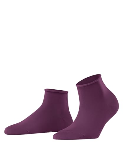 FALKE Damen Kurzsocken Cotton Touch W SSO Baumwolle einfarbig 1 Paar, Lila (Hibiscus 8807) neu - umweltfreundlich, 39-42 von FALKE