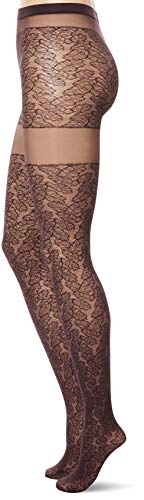 FALKE Damen Leaves Dream Strumpfhose, lila (violetonyx 8136), M-L von FALKE