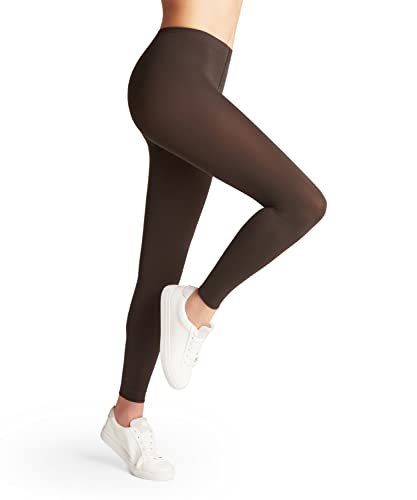 FALKE Damen Leggings Pure Matt 100 DEN W LE Blickdicht einfarbig 1 Stück, Grau (Anthracite 3529), M-L von FALKE