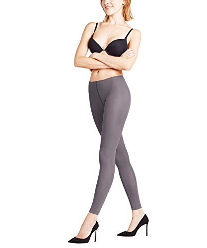 FALKE Damen Leggings Pure Matt, Fein 50 DEN, 1 Stück, Grau (Platinum 3903), S-M von FALKE