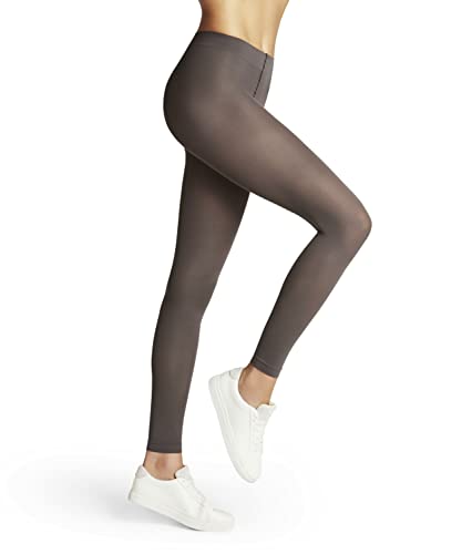 FALKE Damen Leggings Pure Matt 50 DEN W LE halb-blickdicht einfarbig 1 Stück, Grau (Platinum 3903) neu - umweltfreundlich, M-L von FALKE