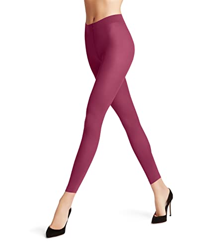 FALKE Damen Leggings Pure Matt 50 DEN W LE halb-blickdicht einfarbig 1 Stück, Rosa (Hot Coral 8025) neu - umweltfreundlich, S-M von FALKE