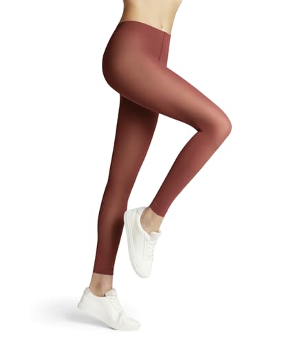 FALKE Damen Leggings Pure Matt 50 DEN W Le halb-blickdicht einfarbig 1 Stück, Rot Lobster 8862, S-M von FALKE