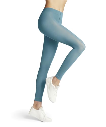 FALKE Damen Leggings Pure Matt 50 DEN W Le halb-Blickdicht einfarbig 1 Stück, Türkis Key Largo 6852, M von FALKE