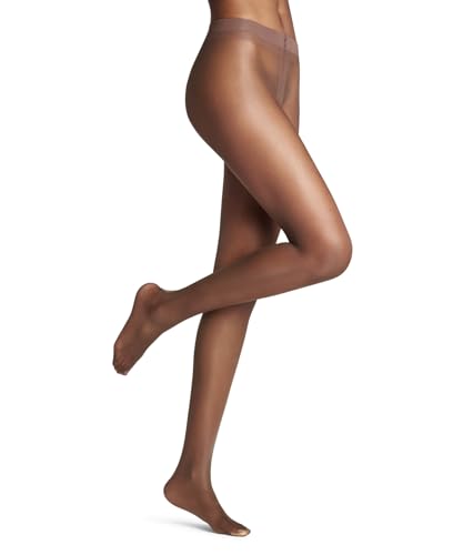 FALKE Damen Strumpfhose Lunelle 8 DEN W Ti ultra-transparent einfarbig 1 Stück, Braun Espresso 5188, M von FALKE