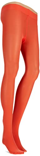 FALKE Damen Strumpfhose Matt Deluxe, Fein 30 DEN, 1 Stück, Rot (Orange 8655), S-M von FALKE