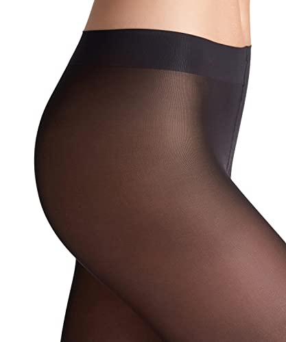 FALKE Damen Leggings Matt Deluxe 30 DEN W LE Transparent einfarbig 1 Stück, Schwarz (Black 3009), S-M von FALKE