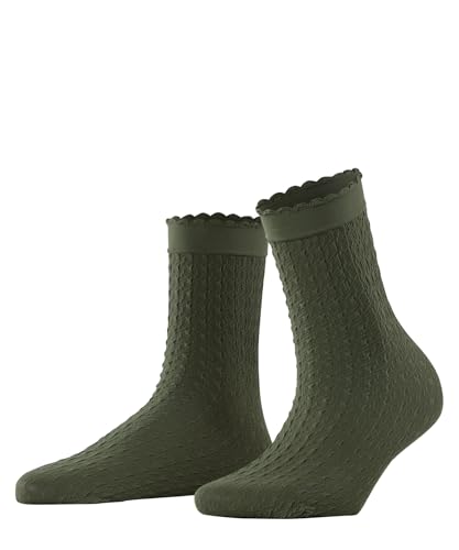 FALKE Damen Posh Pulse 50 DEN W So halb-Blickdicht einfarbig Socken, Grün Artichoke 7436, 39-42 von FALKE