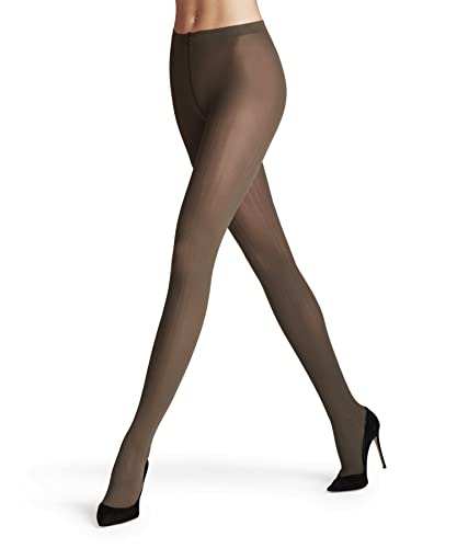 FALKE Damen Strumpfhose Prime Rib 60 DEN W TI halb-blickdicht gemustert 1 Stück, Grün (Military 7826), XL von FALKE