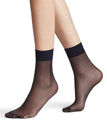 FALKE Damen Socken Pure Matt 20 DEN W So transparent einfarbig 1 Paar, Blau Marine 6179, 39-42 von FALKE