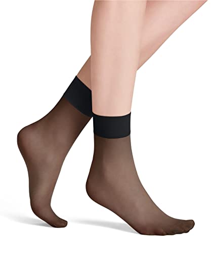 FALKE Damen Socken Pure Matt 20 DEN W So transparent einfarbig 1 Paar, Schwarz Black 3009, 35-38 von FALKE