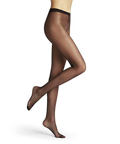 FALKE Damen Strumpfhose Pure Matt 20 DEN W Ti transparent einfarbig 1 Stück, Schwarz Black 3009, S von FALKE