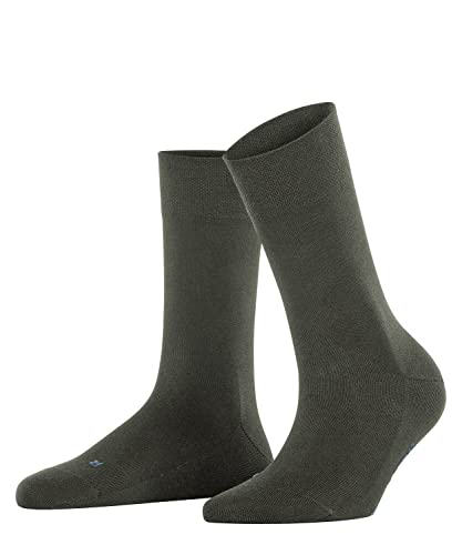 FALKE Damen Socken Sensitive New York W SO Lyocell mit Komfortbund 1 Paar, Grün (Khaki 7826), 39-42 von FALKE