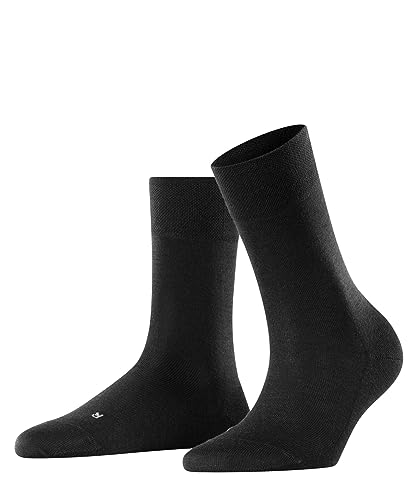 FALKE Damen Socken Sensitive New York W So Lyocell mit Komfortbund 1 Paar, Schwarz Black 3000, 35-38 von FALKE