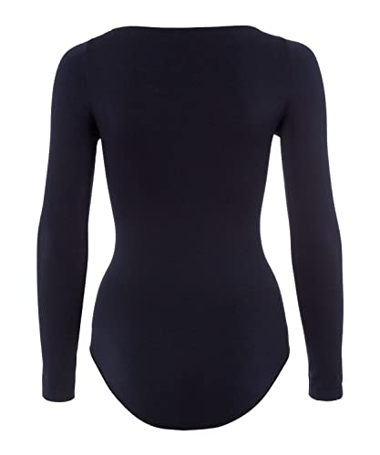 FALKE Damen Shapewear Ganzkörper-Body Fine Cotton Crew Neck W Bo Baumwolle Langarmbody 1 Stück, Blau Marine 6179, XS 34-36 FALKE Damen Shapewear Ganzkörper-Body Fine Cotton Crew Neck W Bo Baumwolle Langarmbody 1 Stück, Blau Marine 6179, XS 34-36 von FALKE