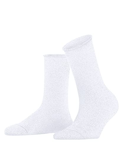 FALKE Damen Socken Shiny W SO Lyocell einfarbig 1 Paar, Weiß (White 2000) neu - umweltfreundlich, 35-38 von FALKE