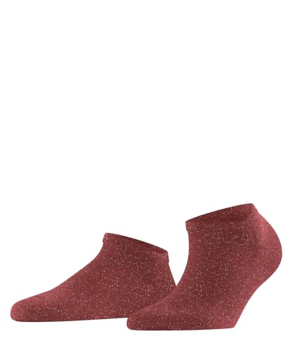FALKE Damen Sneakersocken Shiny W Sn Lyocell kurz einfarbig 1 Paar, Rot Lobster 8862, 39-42 von FALKE