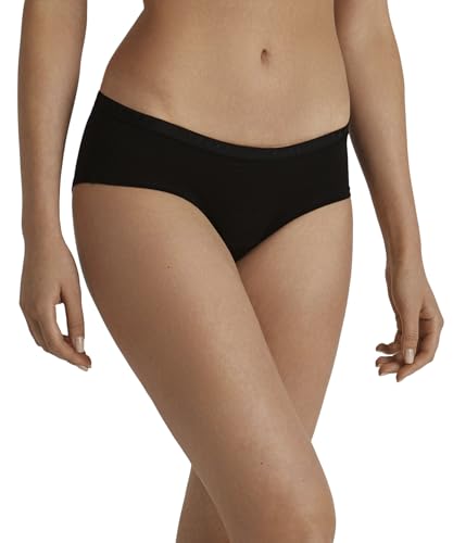 FALKE Damen Slip Daily ClimaWool W Bhp Wolle Lyocell schnelltrocknend 1 Stück, Schwarz Black 3000, M von FALKE