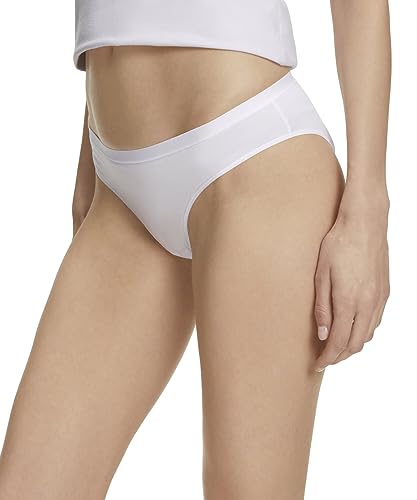 FALKE Damen Slip Daily Comfort 2-Pack W SL Baumwolle atmungsaktiv 2 Stück, Weiß (White 2000), M von FALKE