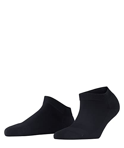 FALKE Damen Sneakersocken ClimaWool W Sn Wolle Lyocell kurz einfarbig 1 Paar, Blau Dark Navy 6370, 41-42 von FALKE