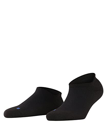 FALKE Damen Sneakersocken Cool Kick Sneaker W Sn weich atmungsaktiv schnelltrocknend kurz einfarbig 1 Paar, Schwarz Black 3000-O, 37-38 von FALKE