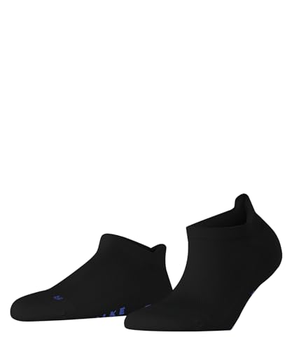 FALKE Damen Sneakersocken Cool Kick Sneaker W Sn weich atmungsaktiv schnelltrocknend kurz einfarbig 1 Paar, Schwarz Black 3000, 35-36 von FALKE