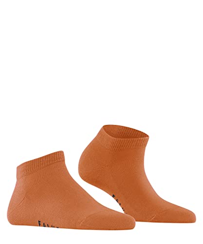 FALKE Damen Sneakersocken Family W SN nachhaltige biologische Baumwolle kurz einfarbig 1 Paar, Orange (Tandoori 8576) neu - umweltfreundlich, 39-42 von FALKE