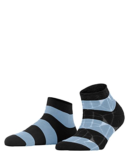 FALKE Damen Sneakersocken Hyper Pop W SN Baumwolle kurz gemustert 1 Paar, Schwarz (Black 3000), 35-38 von FALKE