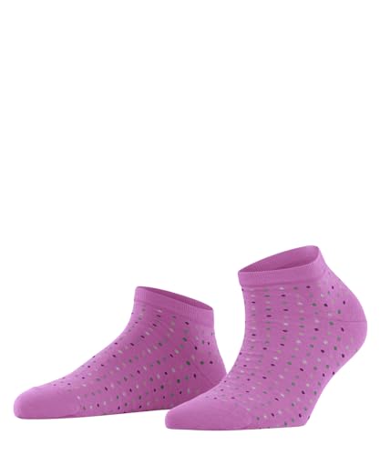 FALKE Damen Sneakersocken Multispot W Sn Baumwolle kurz gemustert 1 Paar, Rot Lipstick 8350, 35-38 von FALKE