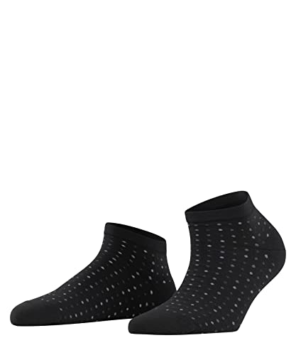 FALKE Damen Sneakersocken Multispot W Sn Baumwolle kurz gemustert 1 Paar, Schwarz Black 3000, 39-42 von FALKE