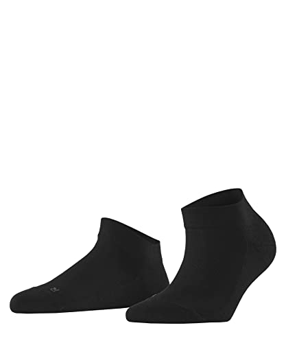 FALKE Damen Sneakersocken Sensitive London W Sn Baumwolle kurz einfarbig 1 Paar, Schwarz Black 3000, 35-38 von FALKE