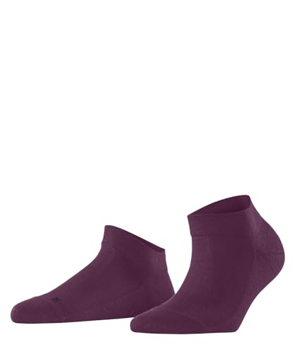 FALKE Damen Sneakersocken Sensitive London W SN Baumwolle kurz einfarbig 1 Paar, Lila (Hibiscus 8807), 35-38 von FALKE