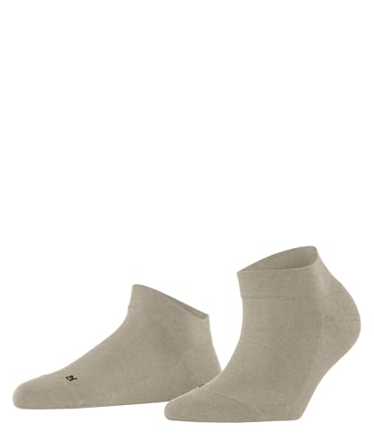 FALKE Damen Sneakersocken Sensitive London W Sn Baumwolle kurz einfarbig 1 Paar, Beige Linen Melange 4541, 35-38 von FALKE
