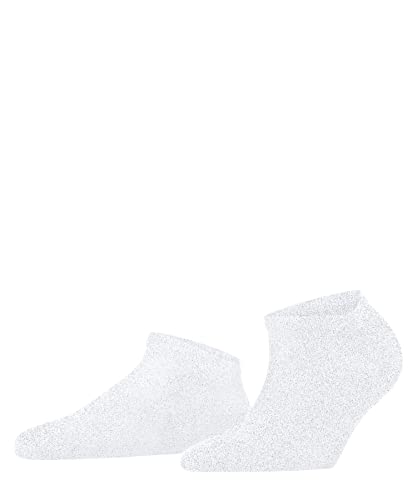 FALKE Damen Sneakersocken Shiny W Sn Lyocell kurz einfarbig 1 Paar, Weiß White 2000, 39-42 von FALKE