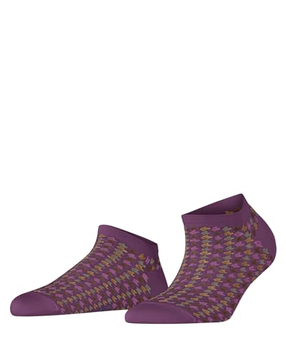 FALKE Damen Sneakersocken Vibrant Boost W Sn Lyocell kurz gemustert 1 Paar, Lila Hibiscus 8807, 35-38 von FALKE