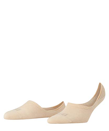 FALKE Damen Füßlinge Invisible Step High Cut W IN Baumwolle unsichtbar einfarbig 1 Paar, Beige (Cream 4019), 35-36 von FALKE