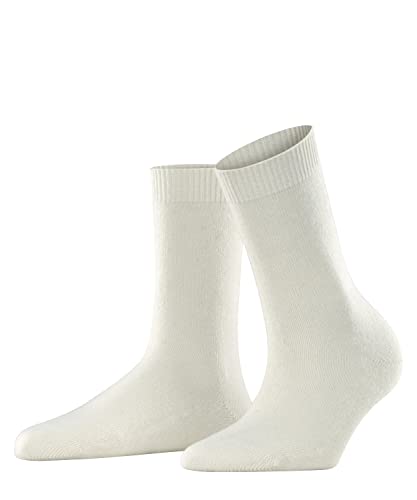 FALKE Damen Socken Cosy Wool W SO Wolle einfarbig 1 Paar, Weiß (Off-White 2049), 35-38 von FALKE