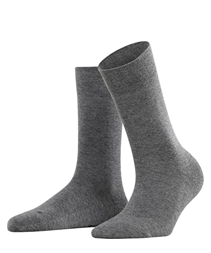 FALKE Damen Socken Sensitive London W So Baumwolle mit Komfortbund 1 Paar, Grau Light Grey Melange 3390, 39-42 von FALKE