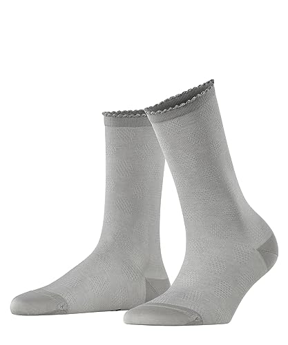 FALKE Damen Socken Bold Dot W So Baumwolle einfarbig 1 Paar, Grau Silver 3290, 35-38 von FALKE