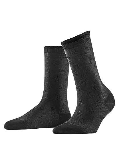 FALKE Damen Socken Bold Dot W SO Baumwolle einfarbig 1 Paar, Schwarz (Black 3000), 39-42 von FALKE