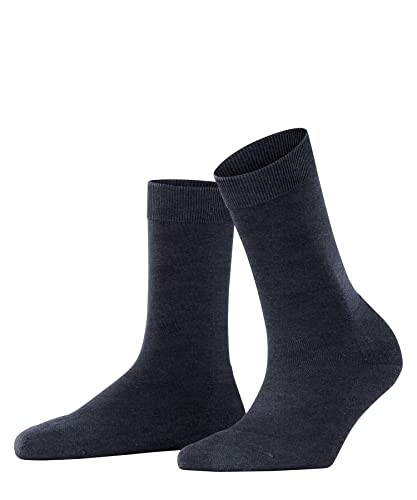 FALKE Damen Socken ClimaWool W SO Lyocell Schurwolle einfarbig 1 Paar, Blau (Navy Melange 6127), 41-42 von FALKE