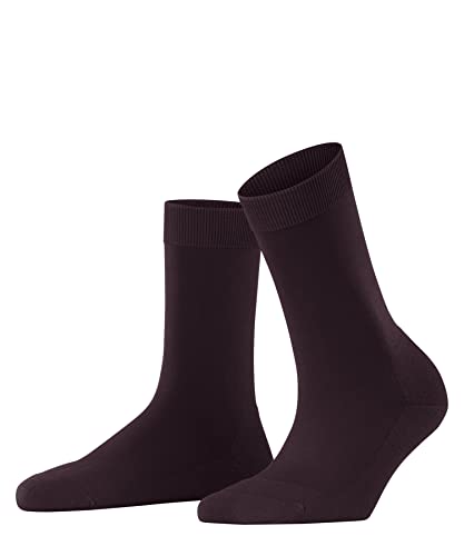 FALKE Damen Socken ClimaWool W So Wolle Lyocell einfarbig 1 Paar, Rot Barolo 8596, 39-40 von FALKE